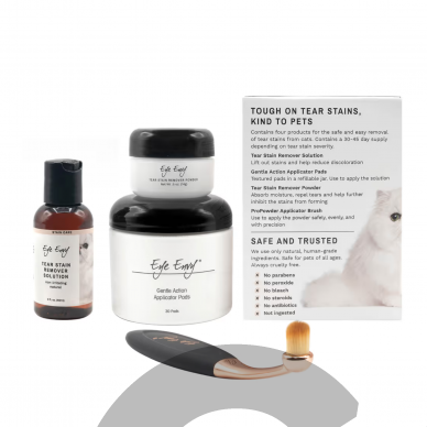Eye Envy Cat Starter Kit Small Brush - набор для обесцвечивания кошачьих глаз, с кисточкой  2
