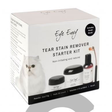 Eye Envy Cat Starter Kit Small Brush - набор для обесцвечивания кошачьих глаз, с кисточкой  3