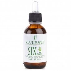 FluidoPet Six Oils Elixir 50ml - Itin maitinantis, atgaivinantis ir regeneruojantis plaukų eliksyras, 11 išskirtinių aliejų