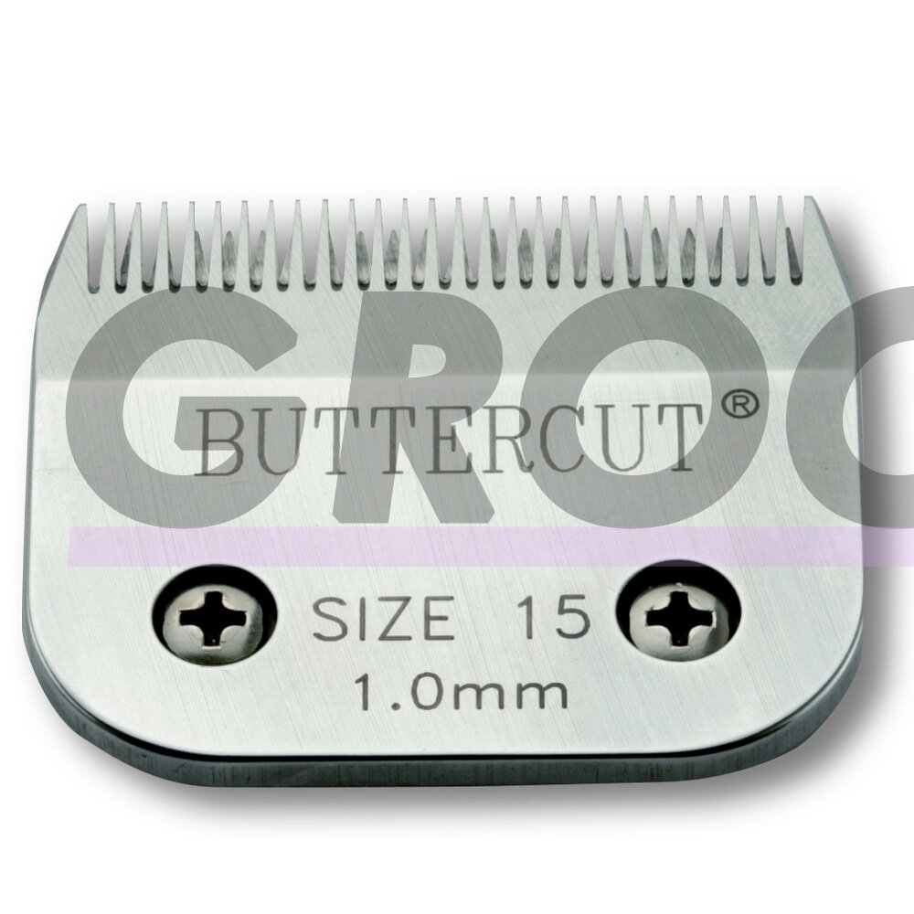 Geib Buttercut Blade SS nr 15 Nerūdijančio plieno kirpimo galvutė, kirpimo ilgis 1mm