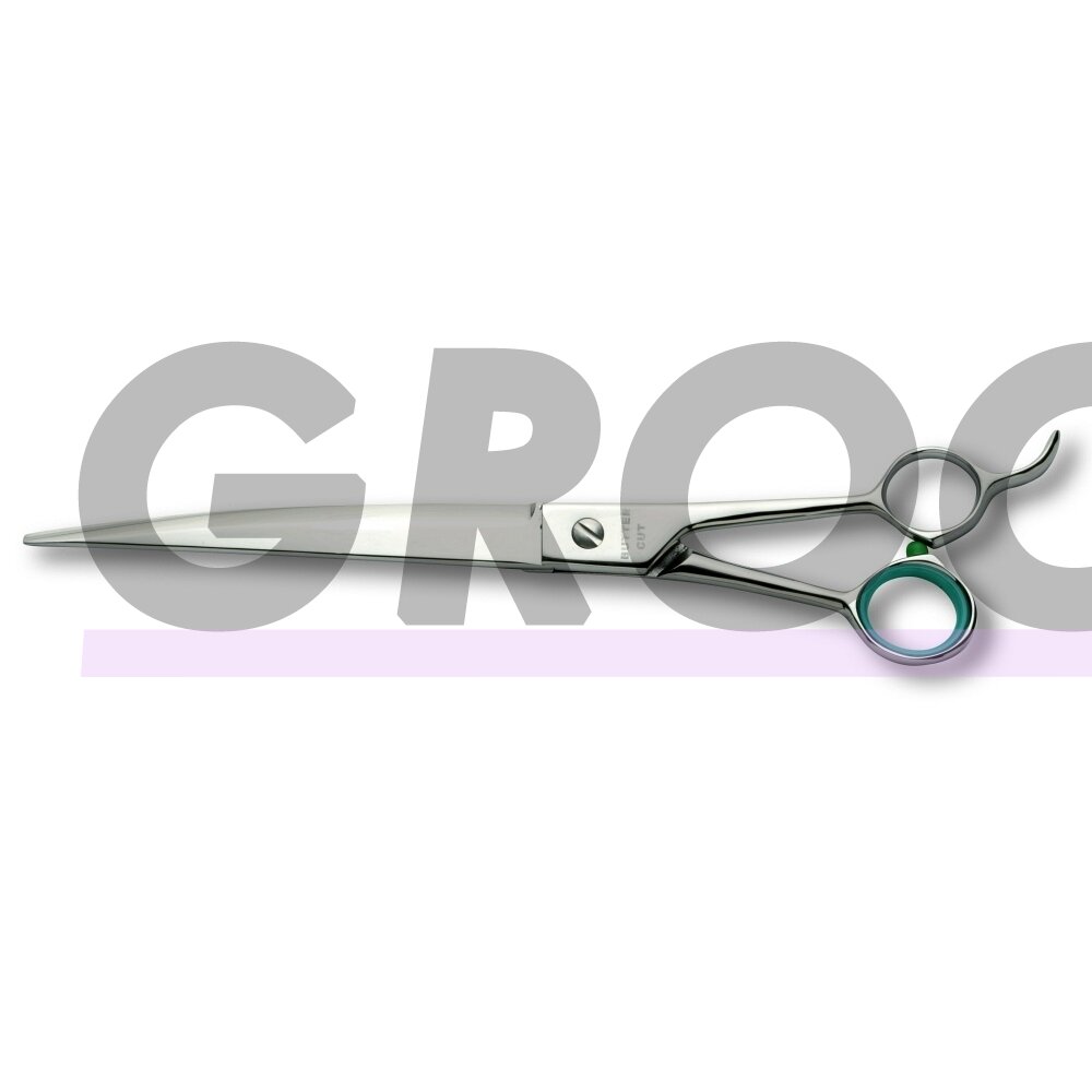 Geib Crocodile Curved Scissor - profesionalios priežiūros žirklės, lenktos plonais ašmenimis ir mikro pjūviu, japoniškas plienas - Dydis: 9,5 ".