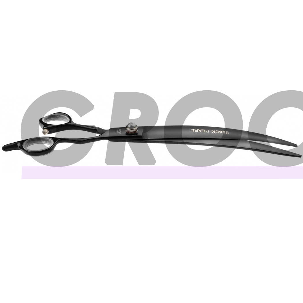 Geib Black Pearl Curved Scissor - profesionalios lenktos kobalto plieno žirklės - Dydis: 10".