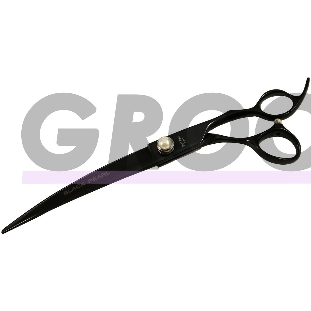 Geib Black Pearl Curved Scissor - profesionalios lenktos kobalto plieno žirklės - Dydis: 7,5". Geib Black Pearl Curved Scissor - profesionalios lenktos kobalto plieno žirklės - Dydis: 7,5".
