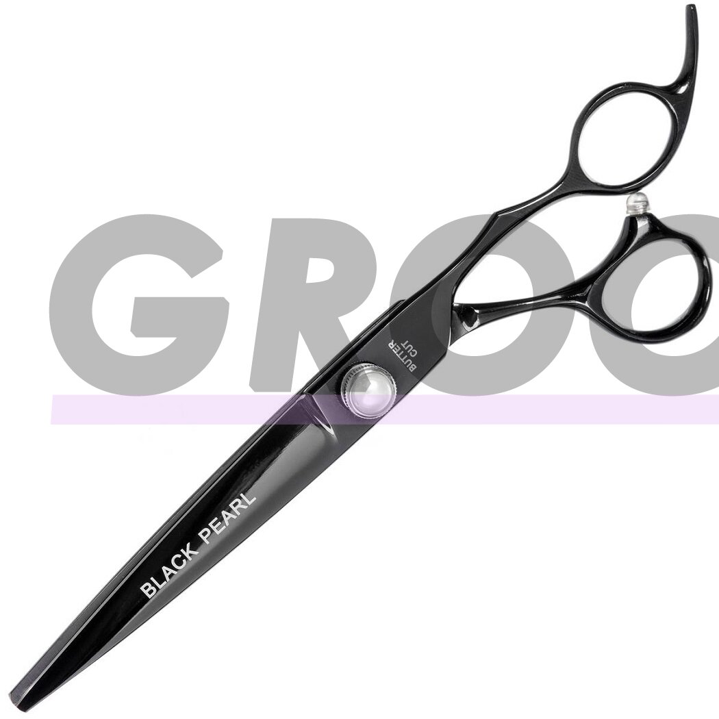 Geib Black Pearl Straight Scissor - profesionalios kobalto plieno tiesios žirklės - Dydis: 7,5 ". Geib Black Pearl Straight Scissor - profesionalios kobalto plieno tiesios žirklės - Dydis: 7,5 ".