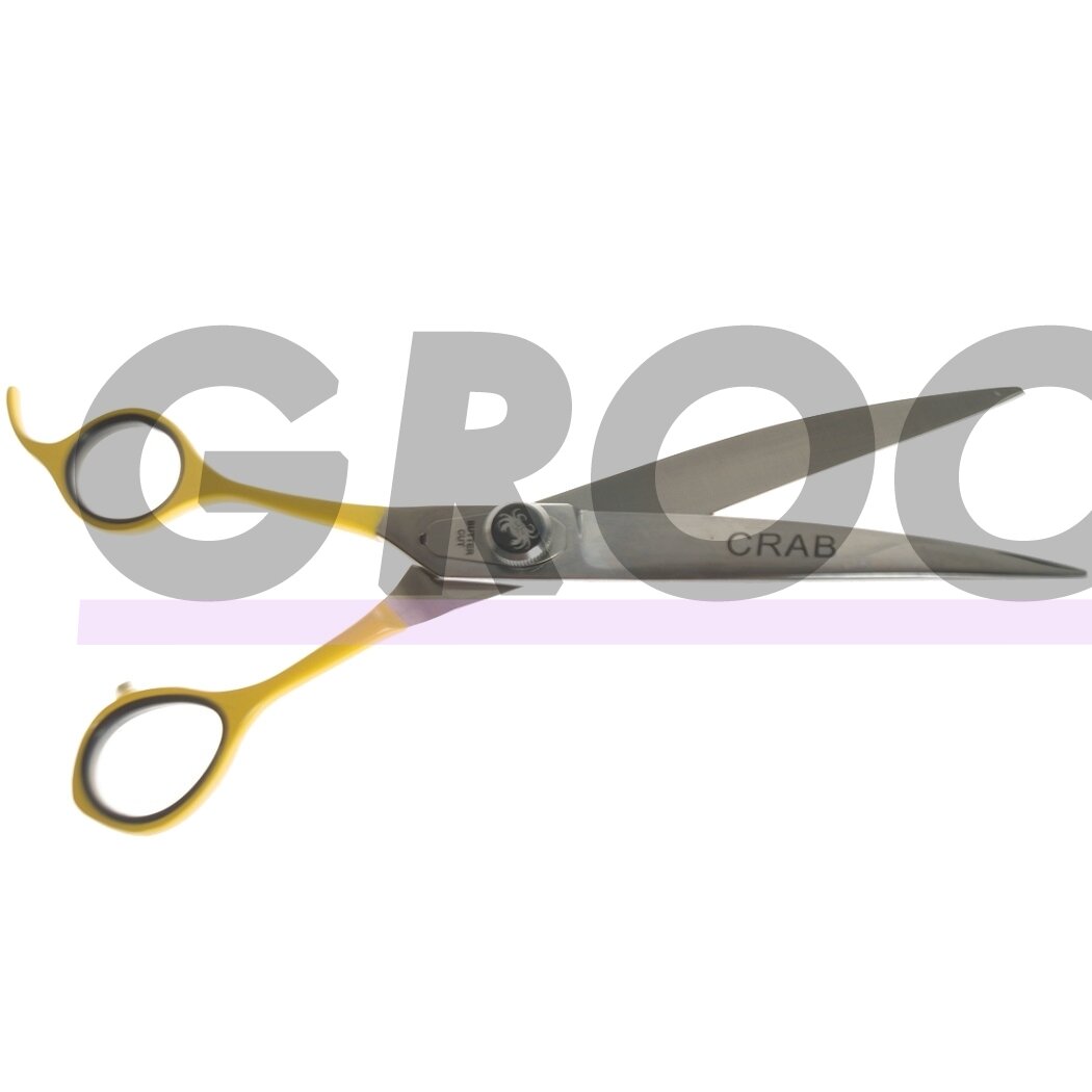 Geib Crab Curved Lefty Scissors Level 2 8,5"- wysokiej jakości nożyczki gięte do strzyżenia zwierząt z jednostronnym mikroszlifem, leworęczne 1 Geib Crab Curved Lefty Scissors Level 2 8,5"- wysokiej jakości nożyczki gięte do strzyżenia zwierząt z jednostronnym mikroszlifem, leworęczne 1
