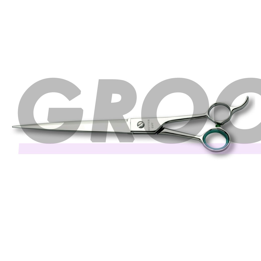 Geib Crocodile Straight Scissor - profesionalios tiesios priežiūros žirklės su smulkiais ašmenimis ir mikro pjūviu, japoniškas plienas - Dydis: 9,5 ". Geib Crocodile Straight Scissor - profesionalios tiesios priežiūros žirklės su smulkiais ašmenimis ir mikro pjūviu, japoniškas plienas - Dydis: 9,5 ".