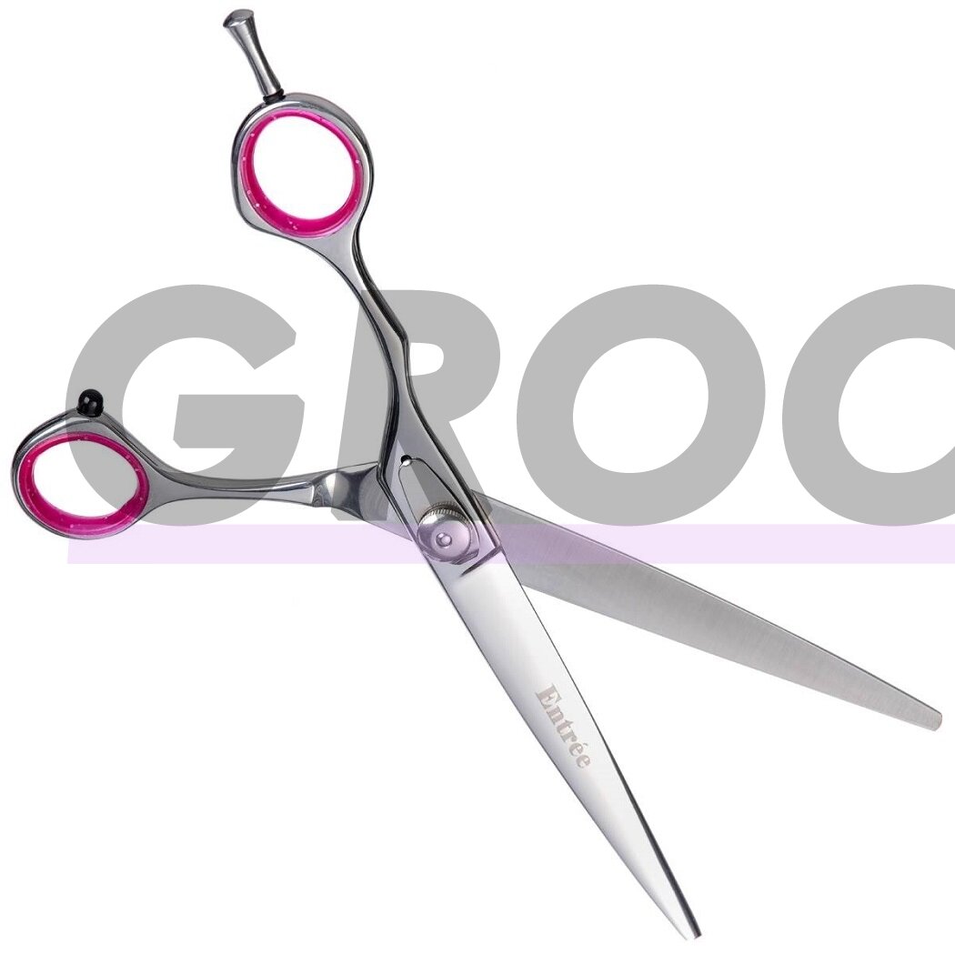 Geib Entree Left Straight Scissor 8,5" – aukštos kokybės japoniškos plieno priežiūros žirklės, tiesios kairiarankiams. 1 Geib Entree Left Straight Scissor 8,5" – aukštos kokybės japoniškos plieno priežiūros žirklės, tiesios kairiarankiams. 1
