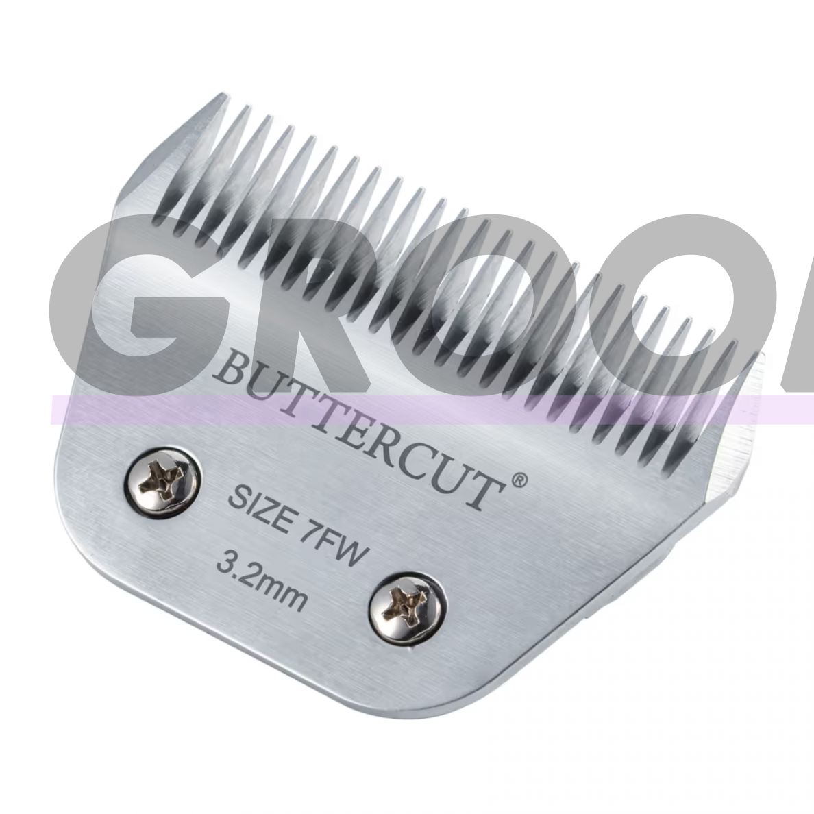 „Geib Buttercut Blade SS No 7FW“ - plati nerūdijančio plieno galvutė, kirpimo ilgis 3,2 mm „Geib Buttercut Blade SS No 7FW“ - plati nerūdijančio plieno galvutė, kirpimo ilgis 3,2 mm