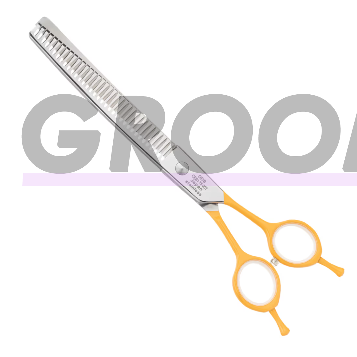 Geib Crab Curved Blenders Level 1 7,5" – vienpusės lenktos filiravimo žirklės, 35 dantukai 2