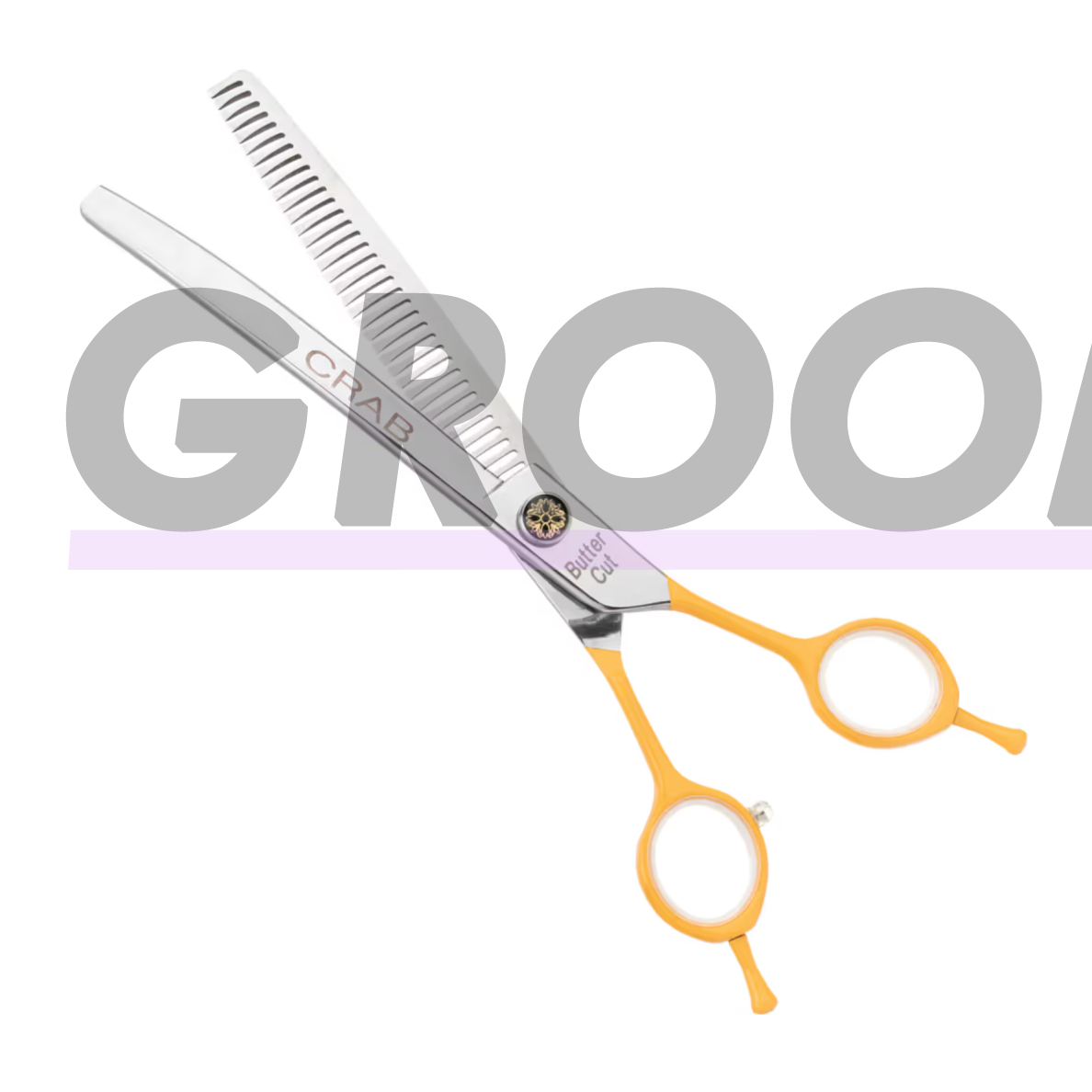 Geib Crab Curved Blenders Level 1 7,5" – vienpusės lenktos filiravimo žirklės, 35 dantukai 1