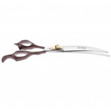 Geib Kiss Curved Scissors - aukštos kokybės mikro kirpimo žirklės su satino rankena, lenktos - Dydis: 8,5 ".