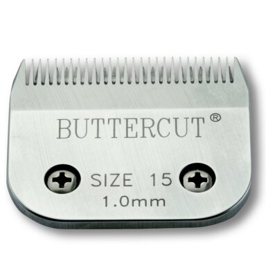 Geib Buttercut Blade SS nr 15 Nerūdijančio plieno kirpimo galvutė, kirpimo ilgis 1mm