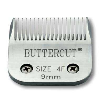 Geib Buttercut Blade SS nr 4F Nerūdijančio plieno kirpimo galvutė, kirpimo ilgis 9mm