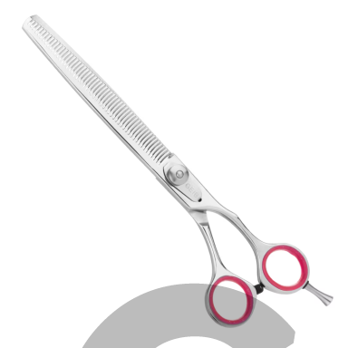 „Geib Entree Blender 7.5"“ – vienpusės filiravimo (retinimo) žirklės, pagamintos iš japoniško plieno, su 54 dantukais.