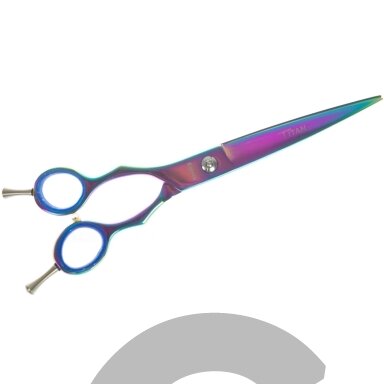 Geib Entree Blue Titan Left Scissors 8 "-aukštos kokybės žirklės su vienpusiais mikropjūviais ir titano danga, kairiarankiams -Tiesios.