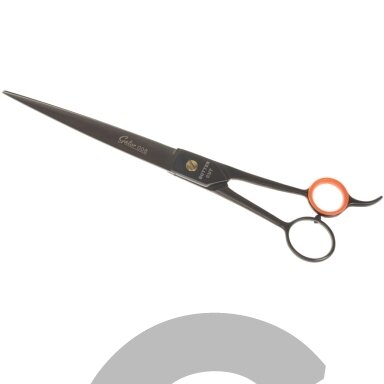 „Geib Gator 008 Straight Scissor“ - profesionalios japoniškos nerūdijančio plieno tiesios žirklės su juoda apdaila - Dydis: 9,5 ".