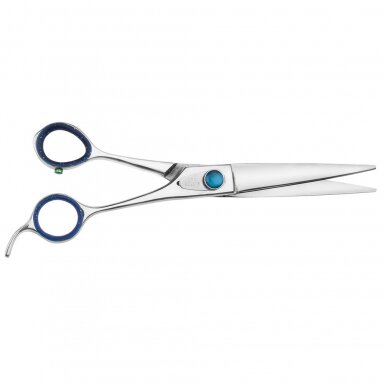 Geib Super Gator Straight Scissor - profesionalios priežiūros žirklės su mikro pjūviu ir ergonomiška rankena, pagamintos iš trigubo nerūdijančio plieno.