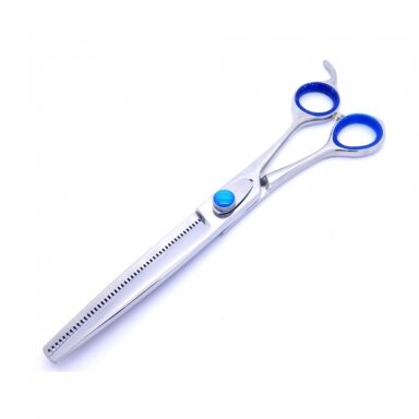 Geib Super Gator Thinning 7,5 "- profesionalios vienpusės filiravimo žirklės su ergonomiška rankena, pagamintos iš trigubai grūdinto nerūdijančio plieno, 48 dantukai.