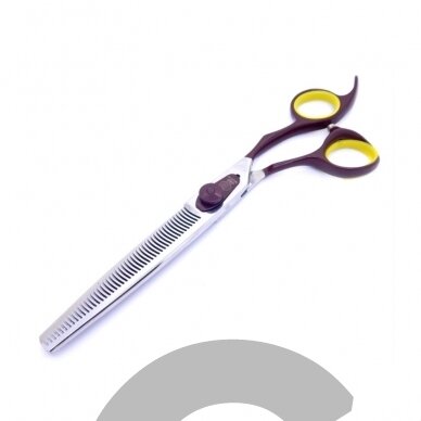 Geib Avanti Comfort Plus Thinning 7,5 "- profesionalios vienpusės filiravimo žirklės su ergonomiška rankena, 47 dantukai.