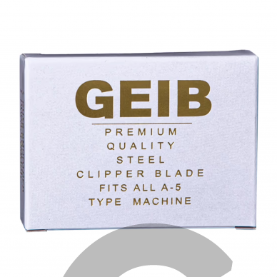 „Geib Buttercut Blade SS No 7FW“ - plati nerūdijančio plieno galvutė, kirpimo ilgis 3,2 mm 2
