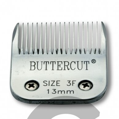 Geib Buttercut Blade SS nr 3F Nerūdijančio plieno kirpimo galvutė, kirpimo ilgis 13mm Geib Buttercut Blade SS nr 3F Nerūdijančio plieno kirpimo galvutė, kirpimo ilgis 13mm