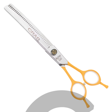 Geib Crab Curved Blenders Level 1 7,5" – vienpusės lenktos filiravimo žirklės, 35 dantukai