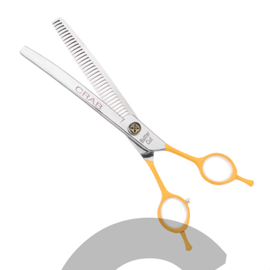 Geib Crab Curved Blenders Level 1 7,5" – vienpusės lenktos filiravimo žirklės, 35 dantukai 1