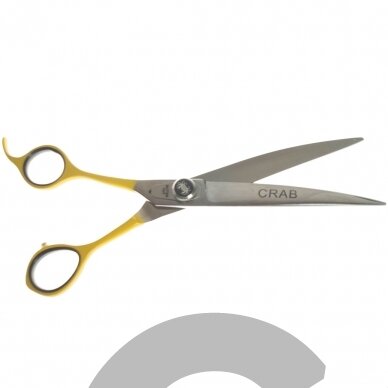 Geib Crab Curved Lefty Scissors Level 2 8,5"- wysokiej jakości nożyczki gięte do strzyżenia zwierząt z jednostronnym mikroszlifem, leworęczne 1 Geib Crab Curved Lefty Scissors Level 2 8,5"- wysokiej jakości nożyczki gięte do strzyżenia zwierząt z jednostronnym mikroszlifem, leworęczne 1