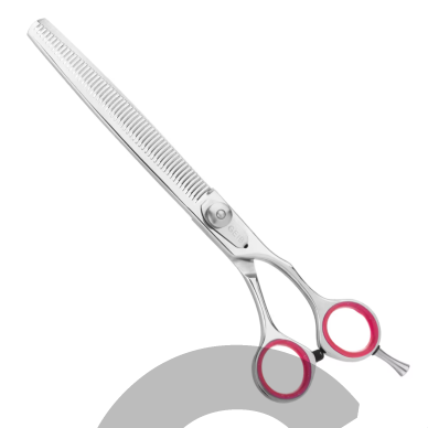 „Geib Entree Blender 7.5"“ – vienpusės filiravimo (retinimo) žirklės, pagamintos iš japoniško plieno, su 54 dantukais.