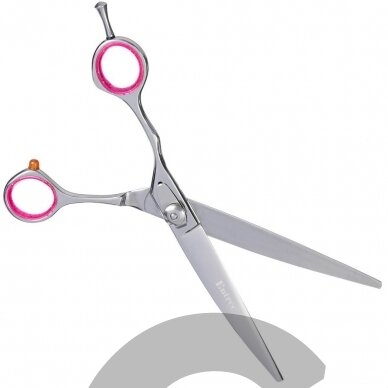 Geib Entree Left Curved Scissor 8,5" – aukštos kokybės japoniško plieno priežiūros žirklės, lenktos kairiarankiams. 1 Geib Entree Left Curved Scissor 8,5" – aukštos kokybės japoniško plieno priežiūros žirklės, lenktos kairiarankiams. 1