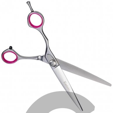 Geib Entree Left Straight Scissor 8,5" – aukštos kokybės japoniškos plieno priežiūros žirklės, tiesios kairiarankiams. 1 Geib Entree Left Straight Scissor 8,5" – aukštos kokybės japoniškos plieno priežiūros žirklės, tiesios kairiarankiams. 1