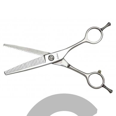 Geib Gator Double Thinning 6,5" - dvipusės filiravimo žirklės iš japoniško nerūdijančio plieno, 30 dantukų. Geib Gator Double Thinning 6,5" - dvipusės filiravimo žirklės iš japoniško nerūdijančio plieno, 30 dantukų.