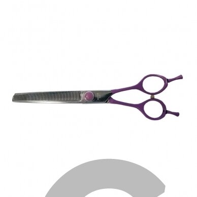 Geib Gator Gear Thinning 7 "- lengvos ir patogios vienpusės filiravimo žirklės, 46 dantukai. Geib Gator Gear Thinning 7 "- lengvos ir patogios vienpusės filiravimo žirklės, 46 dantukai.