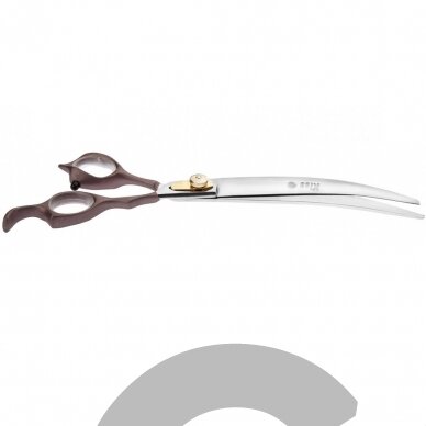 Geib Kiss Curved Scissors - aukštos kokybės mikro kirpimo žirklės su satino rankena, lenktos - Dydis: 9,5 ". Geib Kiss Curved Scissors - aukštos kokybės mikro kirpimo žirklės su satino rankena, lenktos - Dydis: 9,5 ".
