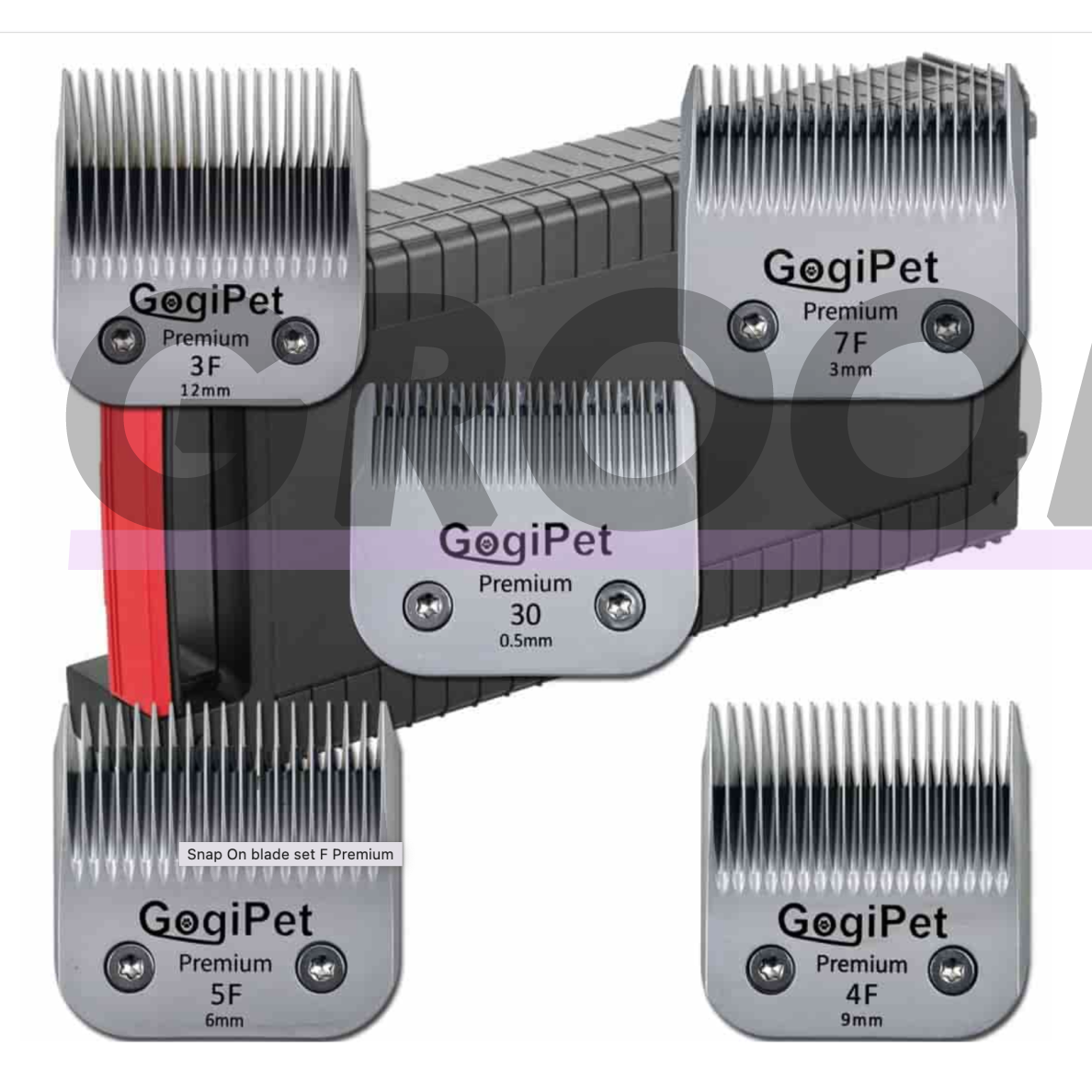 GogiPet PREMIUM Snap On F galvučių rinkinys (6 dalių)