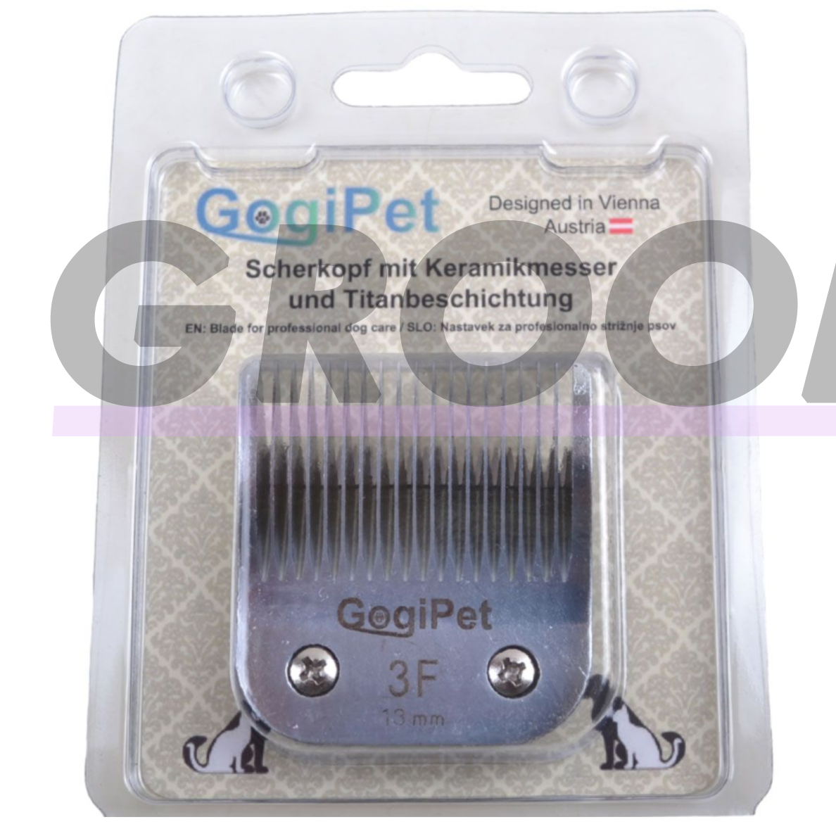 GogiPet Snap On galvutė dydis 3F (13 mm) – smulki 3