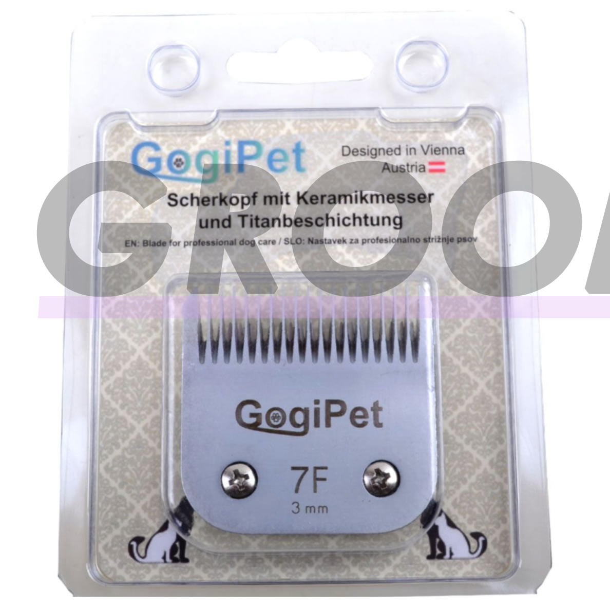 GogiPet Snap On galvutė dydis 7F (3 mm) - smulki 3