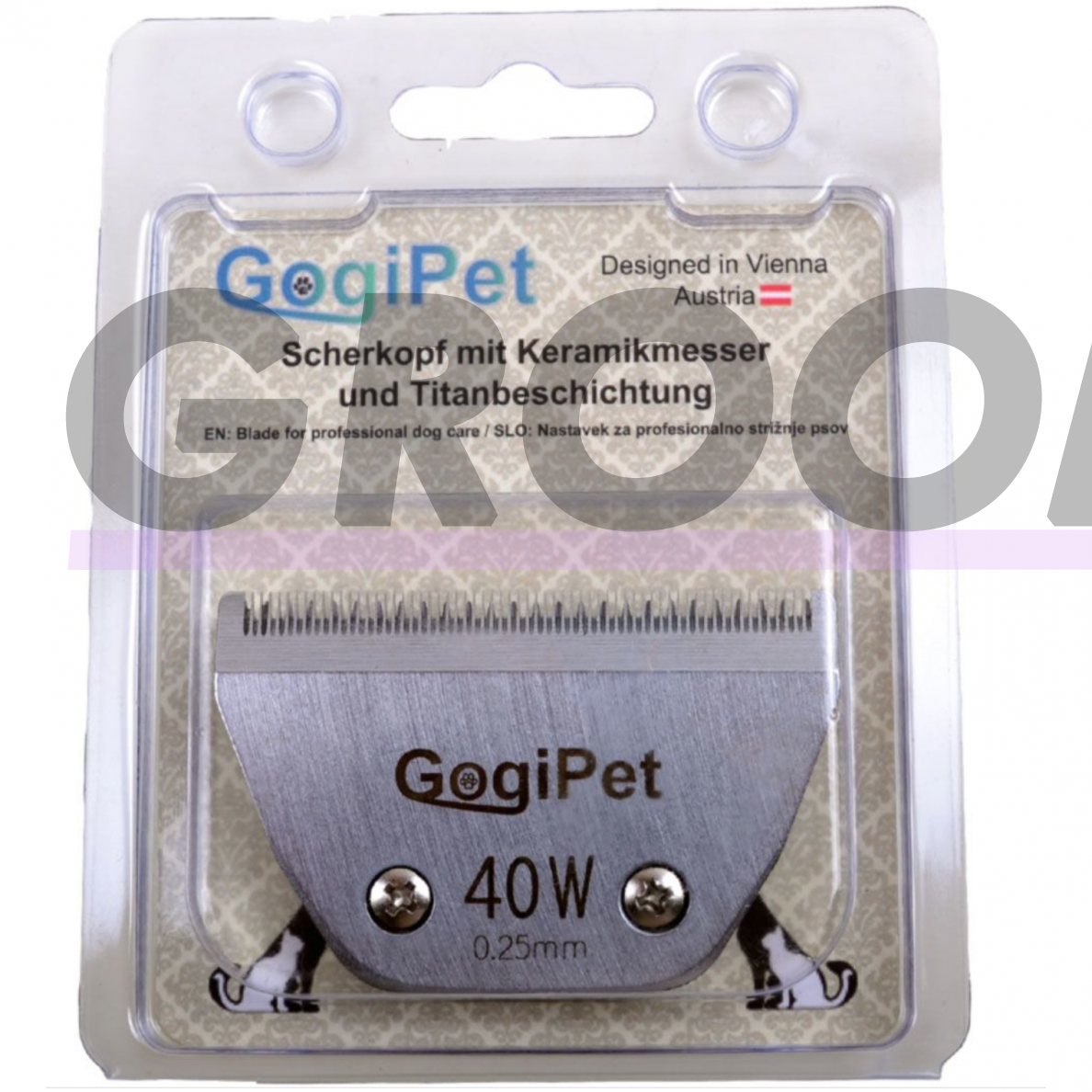 „GogiPet Snap On“ galvutės dydis 40W (0,25 mm) - ypač plati 1 „GogiPet Snap On“ galvutės dydis 40W (0,25 mm) - ypač plati 1