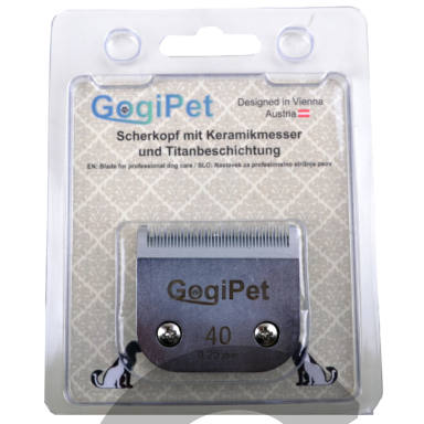 GogiPet Snap On galvutė dydis 40 (0,25 mm) – labai arti odos GogiPet Snap On galvutė dydis 40 (0,25 mm) – labai arti odos