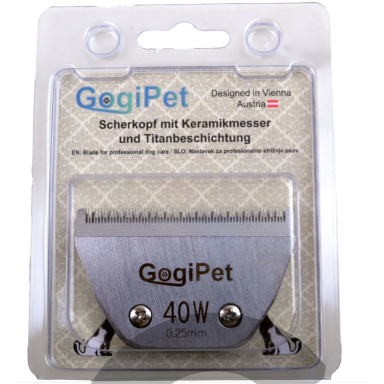 „GogiPet Snap On“ galvutės dydis 40W (0,25 mm) - ypač plati