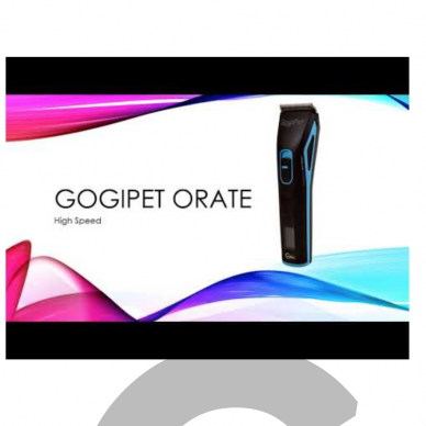 GogiPet® Orate Aukšto Greičio - Belaidė Hibridinė Gyvūnų Kirpimo Mašinėlė 10 GogiPet® Orate Aukšto Greičio - Belaidė Hibridinė Gyvūnų Kirpimo Mašinėlė 10