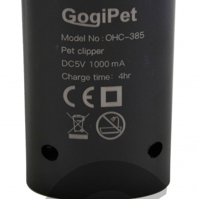 GogiPet® Orate Aukšto Greičio - Belaidė Hibridinė Gyvūnų Kirpimo Mašinėlė 7 GogiPet® Orate Aukšto Greičio - Belaidė Hibridinė Gyvūnų Kirpimo Mašinėlė 7