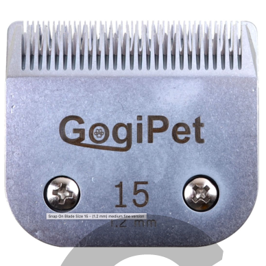 GogiPet Snap On galvutė dydis 15 (1,2 mm) – vidutiniškai arti odos GogiPet Snap On galvutė dydis 15 (1,2 mm) – vidutiniškai arti odos