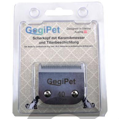GogiPet Snap On galvutė dydis 40 (0,25 mm) – labai arti odos 1 GogiPet Snap On galvutė dydis 40 (0,25 mm) – labai arti odos 1