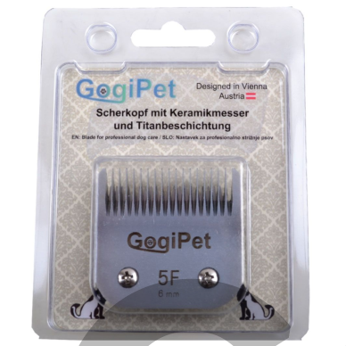 GogiPet Snap On galvutė dydis 5F (6 mm) - smulki 3