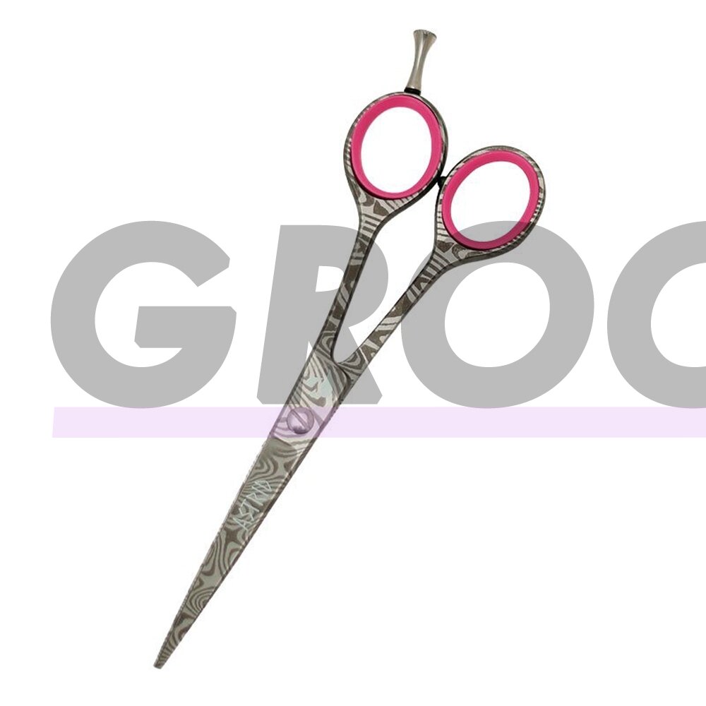 Groom Professional Astrid Straight Scissor 7,5" – tiesios žirklės su  mikro pjūviu,19,5 cm