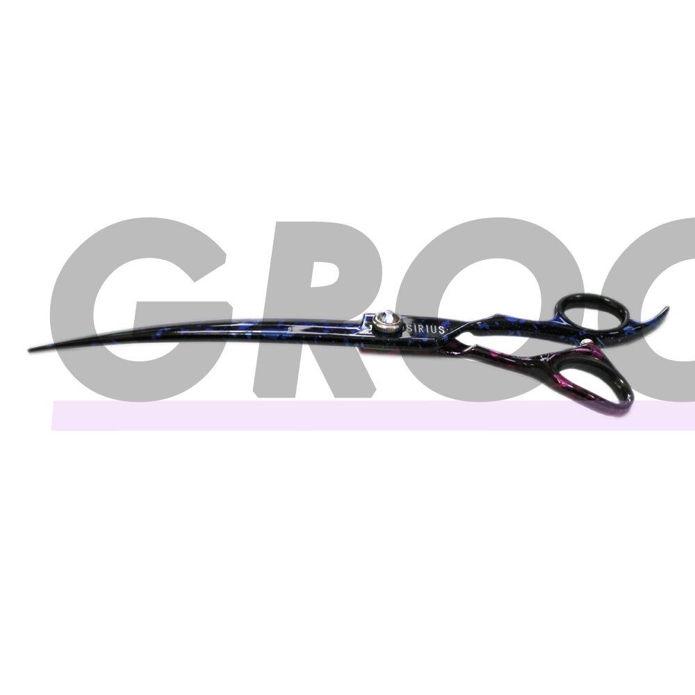 Groom Professional Sirius Curved Scissors 8" - 20 cm lenktos žirklės. 1