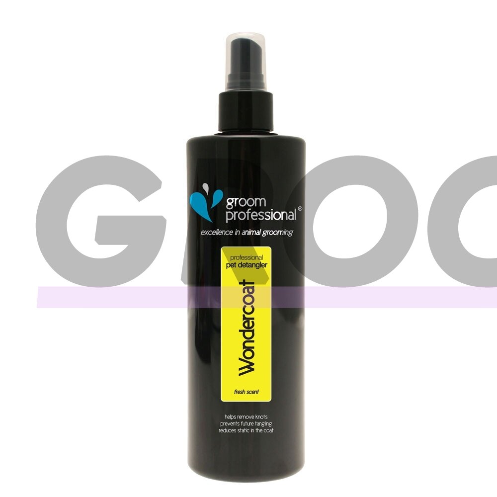 Groom Professional Wondercoat Detangling & Conditioning Spray - lengvinantis iššukavimą kondicionierius Groom Professional Wondercoat Detangling & Conditioning Spray - lengvinantis iššukavimą kondicionierius