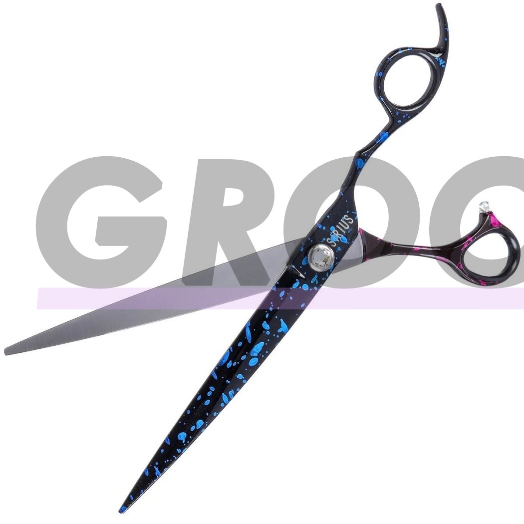 „Groom Professional Sirius“ lenktos žirklės 8.5 “.