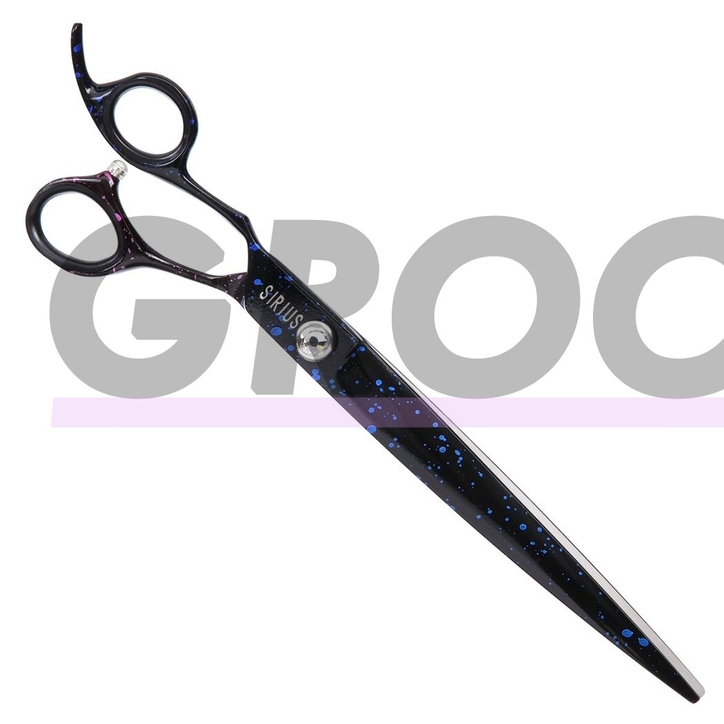 „Groom Professional Sirius“ kairiarankiams skirtos išlenktos žirklės 8,5 "-  21,5 cm.